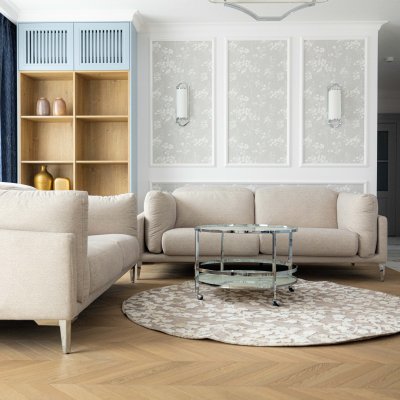 FertigParkiet Chevron Dab Color Luna 7